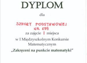 Zakręceni na punkcie matematyki - sukcesy naszych uczniów