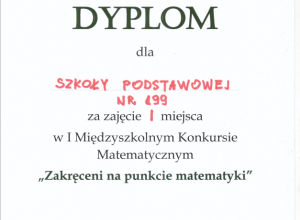Zakręceni na punkcie matematyki - sukcesy naszych uczniów