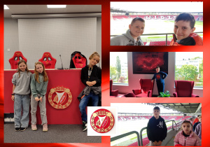 Klasa 3c na stadionie Widzewa.