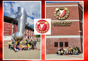 Klasa 3c na stadionie Widzewa.