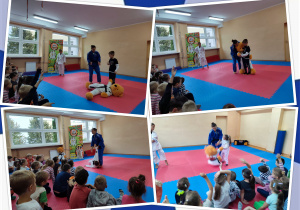 Judo w klasach 1-3 ze Szkoły Judo Rino.