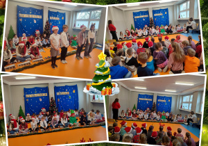 Kolędowanie w klasach I-III.