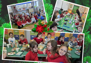 Wigilie klasowe wśród najmłodszych.