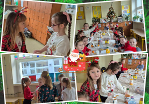 Wigilie klasowe wśród najmłodszych.