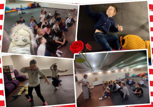 Klasa 1b w Teatrze Arlekin.