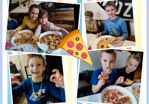 Klasa 1b w pizzerii Stacja Widzew.