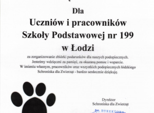 PODZIĘKOWANIE