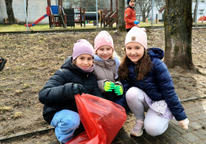 Akcja Galante Sprzątanie w klasach 1-3.