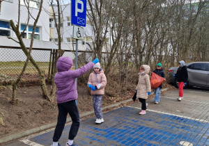 Akcja Galante Sprzątanie w klasach 1-3.