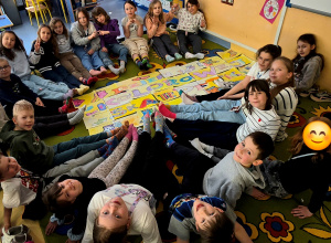 Dzień Kolorowej Skarpetki w klasach 1-3.